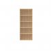 Astin Bookcase 4 Shelves 800x400x1980mm Canadian Oak KF823773 KF823773