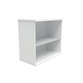Astin Bookcase 1 Shelf 800x400x730mm Arctic White KF823780 KF823780