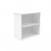Astin Bookcase 1 Shelf 800x400x816mm Arctic White KF823797 KF823797