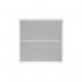 Astin Bookcase 1 Shelf 800x400x816mm Arctic White KF823797 KF823797