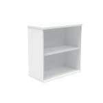 Astin Bookcase 1 Shelf 800x400x816mm Arctic White KF823797 KF823797