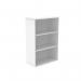 Astin Bookcase 2 Shelves 800x400x1204mm Arctic White KF823803 KF823803