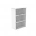 Astin Bookcase 2 Shelves 800x400x1204mm Arctic White KF823803 KF823803