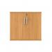 Astin 2 Door Cupboard Lockable 800x400x730mm Norwegian Beech KF823889 KF823889