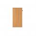 Astin 2 Door Cupboard Lockable 800x400x816mm Norwegian Beech KF823896 KF823896