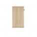 Astin 2 Door Cupboard Lockable 800x400x730mm Canadian Oak KF823933 KF823933