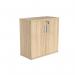 Astin 2 Door Cupboard Lockable 800x400x816mm Canadian Oak KF823940 KF823940