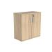 Astin 2 Door Cupboard Lockable 800x400x816mm Canadian Oak KF823940 KF823940