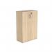 Astin 2 Door Cupboard Lockable 800x400x1204mm Canadian Oak KF823957 KF823957