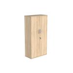 Astin 2 Door Cupboard Lockable 800x400x1592mm Canadian Oak KF823964 KF823964