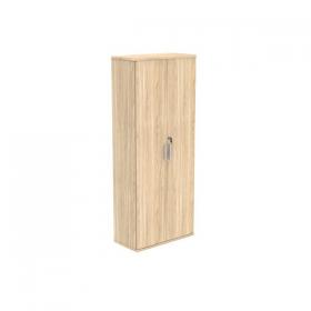 Astin 2 Door Cupboard Lockable 800x400x1980mm Canadian Oak KF823971 KF823971