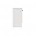 Astin 2 Door Cupboard Lockable 800x400x816mm Arctic White KF823995 KF823995