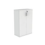 Astin 2 Door Cupboard Lockable 800x400x1204mm Arctic White KF824008 KF824008