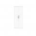 Astin 2 Door Cupboard Lockable 800x400x1980mm Arctic White KF824022 KF824022