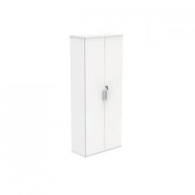 Astin 2 Door Cupboard Lockable 800x400x1980mm Arctic White KF824022 KF824022