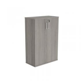 Astin 2 Door Cupboard Lockable 800x400x1204mm Alaskan Grey Oak KF824053 KF824053