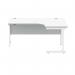 Astin Radial Right Hand SU Cantilever Desk 1600x1200x730mm Arctic WhiteArctic White KF824190 KF824190