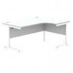 Astin Radial Right Hand SU Cantilever Desk 1600x1200x730mm Arctic WhiteArctic White KF824190 KF824190