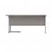 Astin Radial Right Hand SU Cantilever Desk 1600x1200x730mm Alaskan Grey Oak/Silver KF824213 KF824213