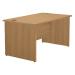 Jemini Oak 1800mm Panel End Rectangular Desk KF838091