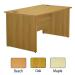 Jemini Maple 1800mm Panel End Rectangular Desk KF838092