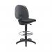 Jemini Medium Back Draughtsman Chair 600x600x855-985mm Charcoal KF838253 KF838253