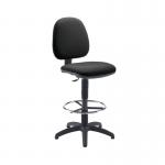 Jemini Medium Back Draughtsman Chair 600x600x855-985mm Charcoal KF838253 KF838253