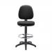 Jemini Medium Back Draughtsman Chair 600x600x855-985mm Charcoal KF838253 KF838253