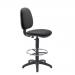 Jemini Medium Back Draughtsman Chair 600x600x855-985mm Charcoal KF838253 KF838253