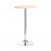 Jemini Bistro Trumpet Table Tall 600x600x1045mm BeechChrome KF838281 KF838281