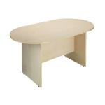 Arista Boardroom D-End Table 2400x1200x730mm Maple KF838285 KF838285