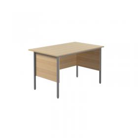 Serrion Rectangular 4 Leg Desk 1200x750x730mm Ferrera Oak KF838368 KF838368