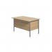 Serrion Rectangular 4 Leg Desk 1200x750x730mm Ferrera Oak KF838368 KF838368