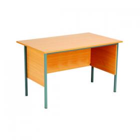 Serrion Rectangular 4 Leg Desk 1200x750x730mm Ferrera Oak KF838368 KF838368