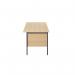 Serrion Rectangular 4 Leg Desk with Modesty Panel 1500x750x730mm Ferrera Oak KF838370 KF838370