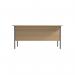 Serrion Rectangular 4 Leg Desk with Modesty Panel 1500x750x730mm Ferrera Oak KF838370 KF838370