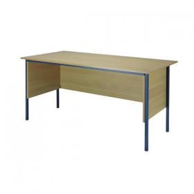 Serrion Rectangular 4 Leg Desk with Modesty Panel 1500x750x730mm Ferrera Oak KF838370 KF838370