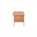 Serrion Rectangular 2 Drawer Pedestal 4 Leg Desk 1200x750x730mm Beech KF838371 KF838371