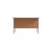 Serrion Rectangular 2 Drawer Pedestal 4 Leg Desk 1200x750x730mm Beech KF838371 KF838371