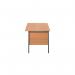 Serrion Rectangular 3 Drawer Pedestal 4 Leg Desk 1200x750x730mm Beech KF838373 KF838373