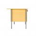 Serrion Rectangular 3 Drawer Pedestal 4 Leg Desk 1200x750x730mm Oak KF838374 KF838374