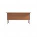 Serrion Rectangular 3 Drawer Pedestal 4 Leg Desk 1500x750x730mm Beech KF838377 KF838377