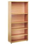 Jemini 1800mm Bookcase 4 Shelf Oak KF838418 KF838418