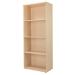 Jemini 4 Shelf Maple 2000mm Bookcase KF838423