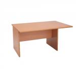 Jemini Intro 1200mm Boardroom Table End Section Beech KF838569