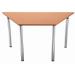 Jemini Trapezoidal Meeting Room Table Folding Leg Beech KF838577
