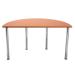 Serrion Bavarian Beech Semi-Circular Meeting Room Table Folding Leg KF838578