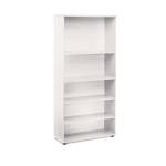 Jemini White 1800mm Bookcase 4 Shelves KF838620 KF838620