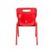 Titan One Piece Classroom Chair 480x486x799mm Red (Pack of 10) KF838699 KF838699