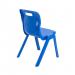 Titan One Piece Classroom Chair 480x486x799mm Blue (Pack of 10) KF838700 KF838700